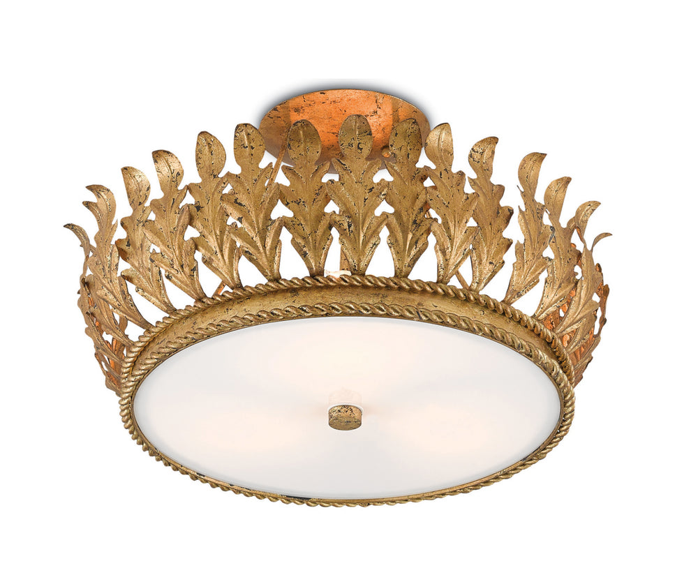 Biddulph Semi Flush Light by Bunny Williams for Currey and Company