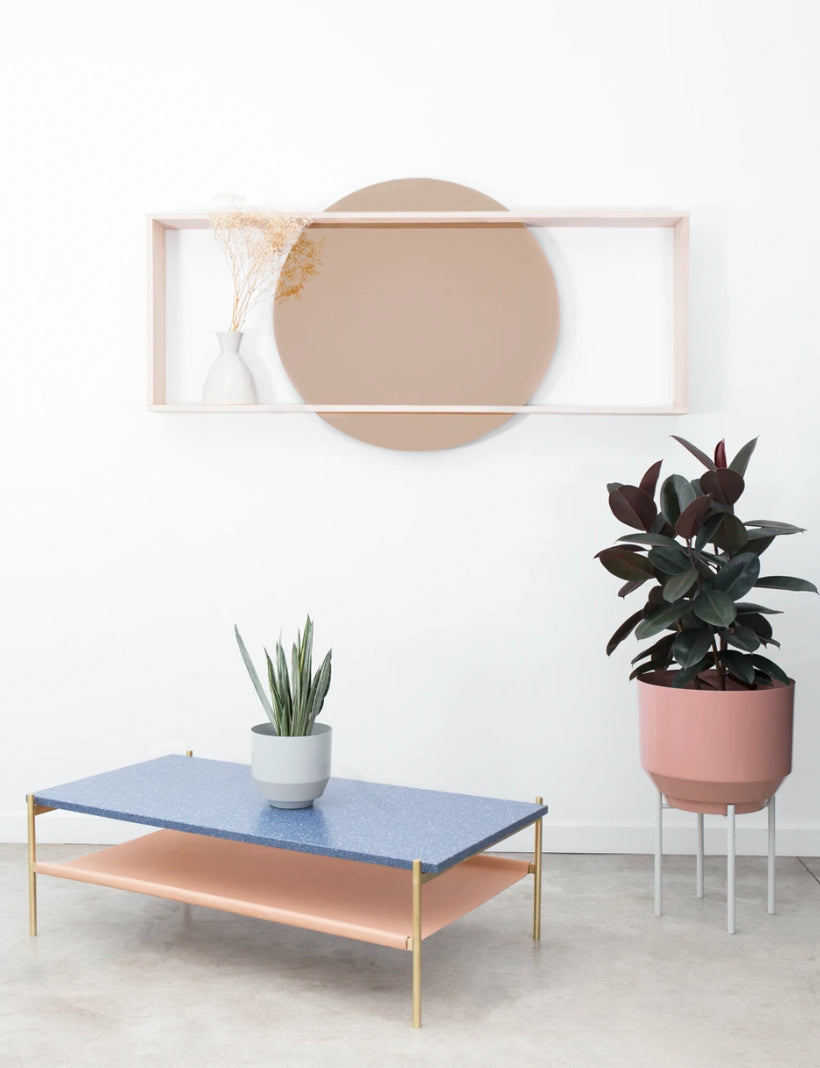 Yield Designs Day Mirror 35" in Bronze