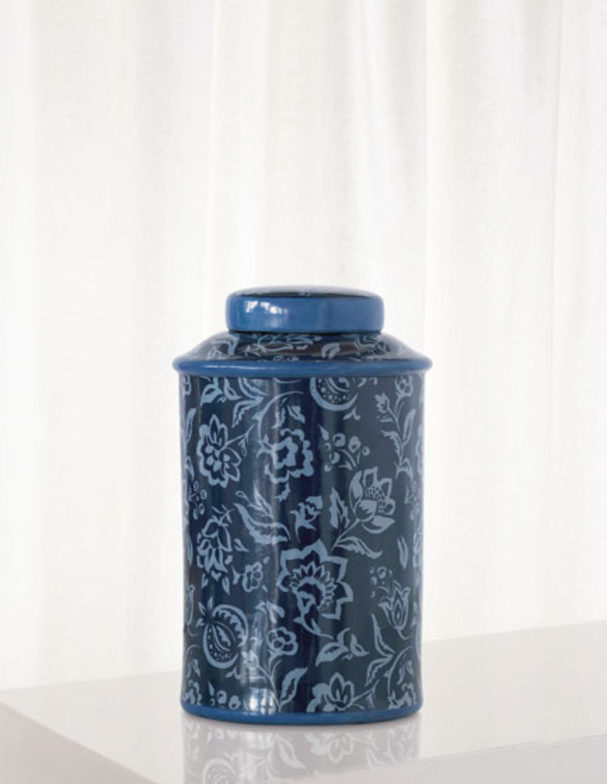 Port 68 Rokeby Road Blue Jar
