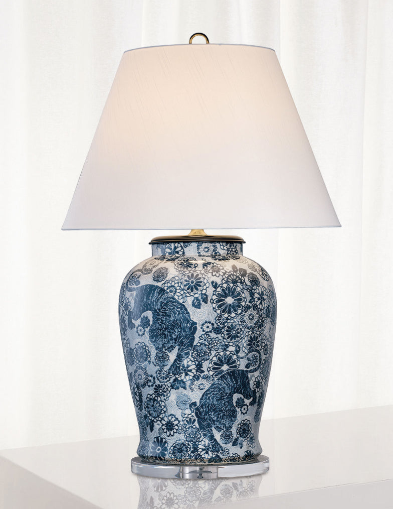 Scalamandre' Maison Siberian Tiger Lamp by Port 68