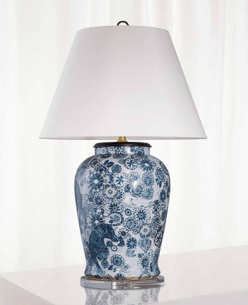 Scalamandre' Maison Siberian Tiger Lamp by Port 68