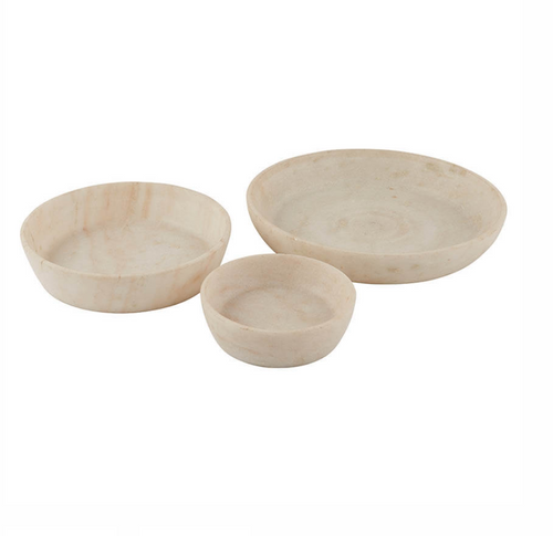 BoBo Intriguing Objects Marble Bowls - Fluted