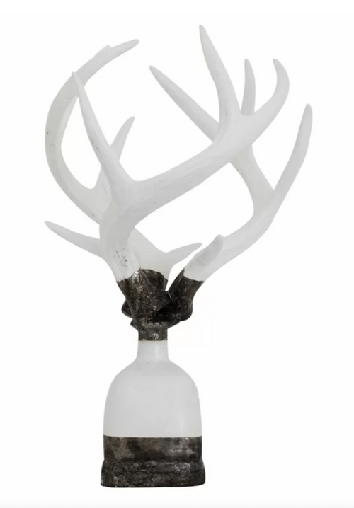 Triple Medium Antler Decorative Bottle by Jamie Dietrich Designs