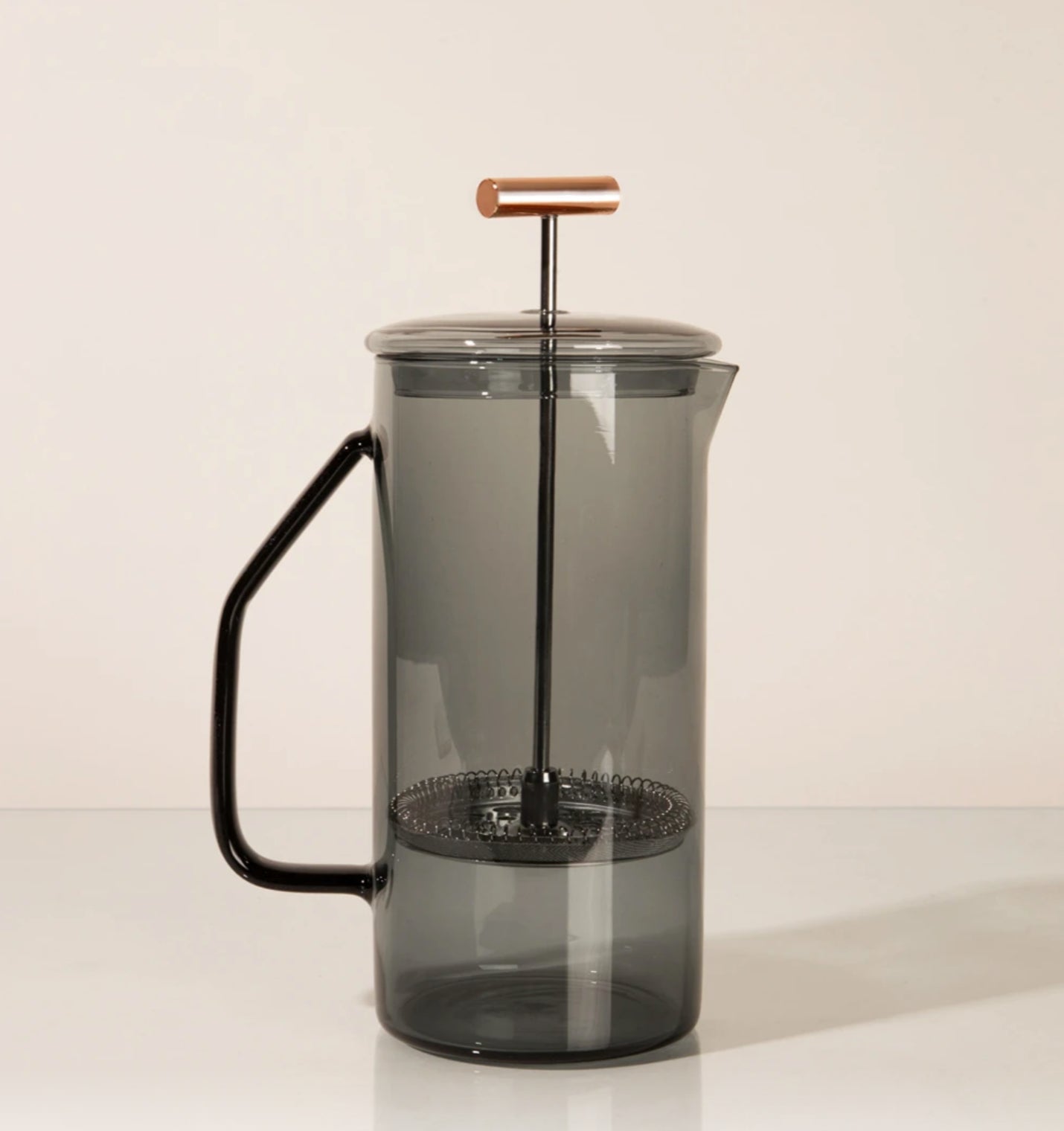 Yield Design Glass French Press, Gray 850 ML