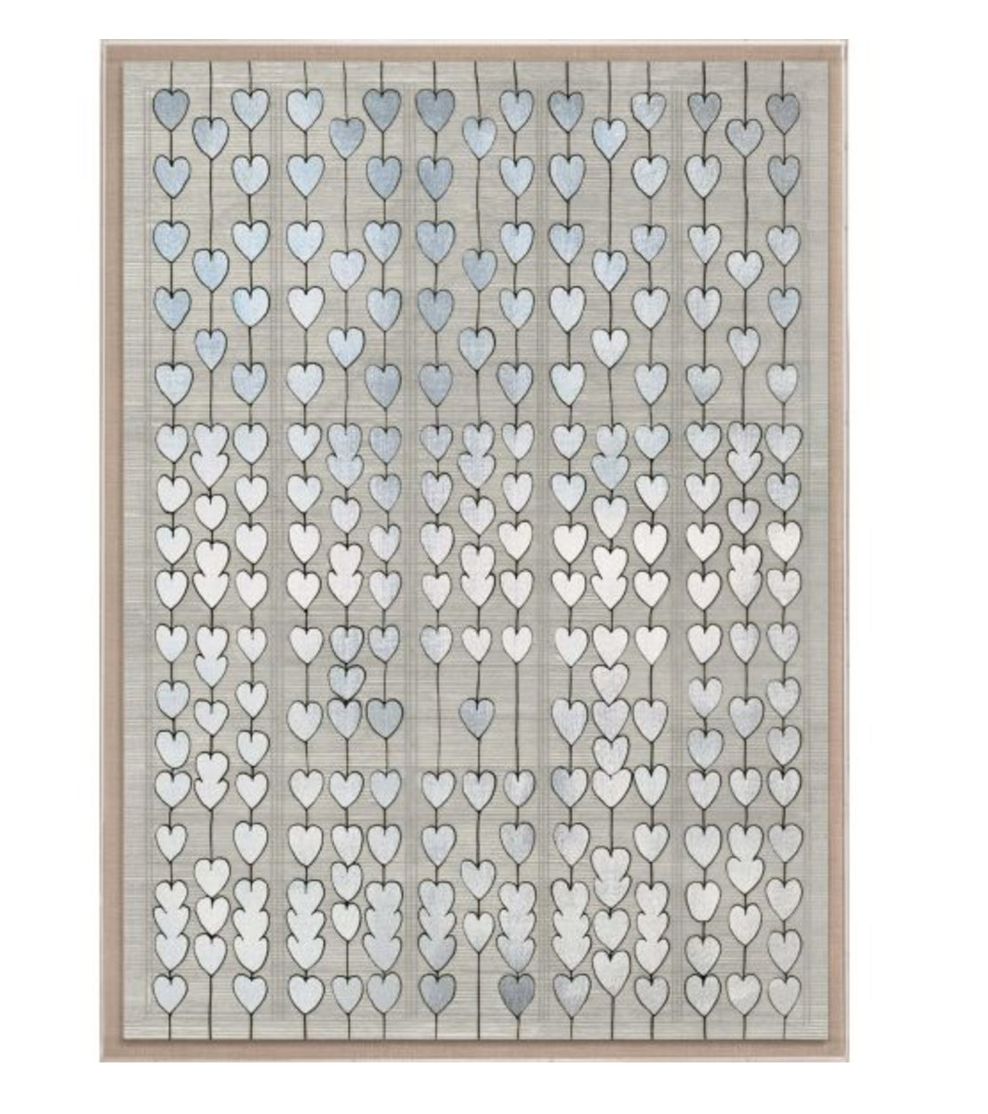 Natural Curiosities Cartier Heart Strings in Silver Leaf