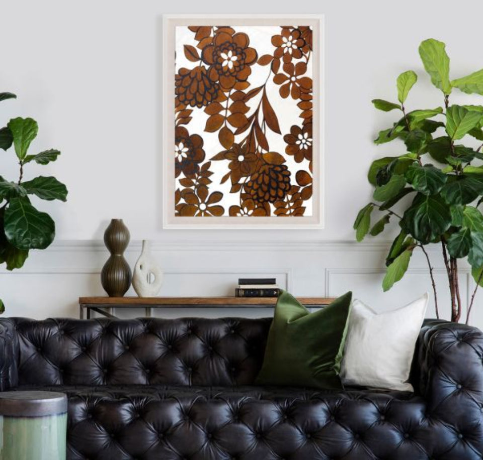 Natural Curiosities Modern Paradise, Brown Flowers