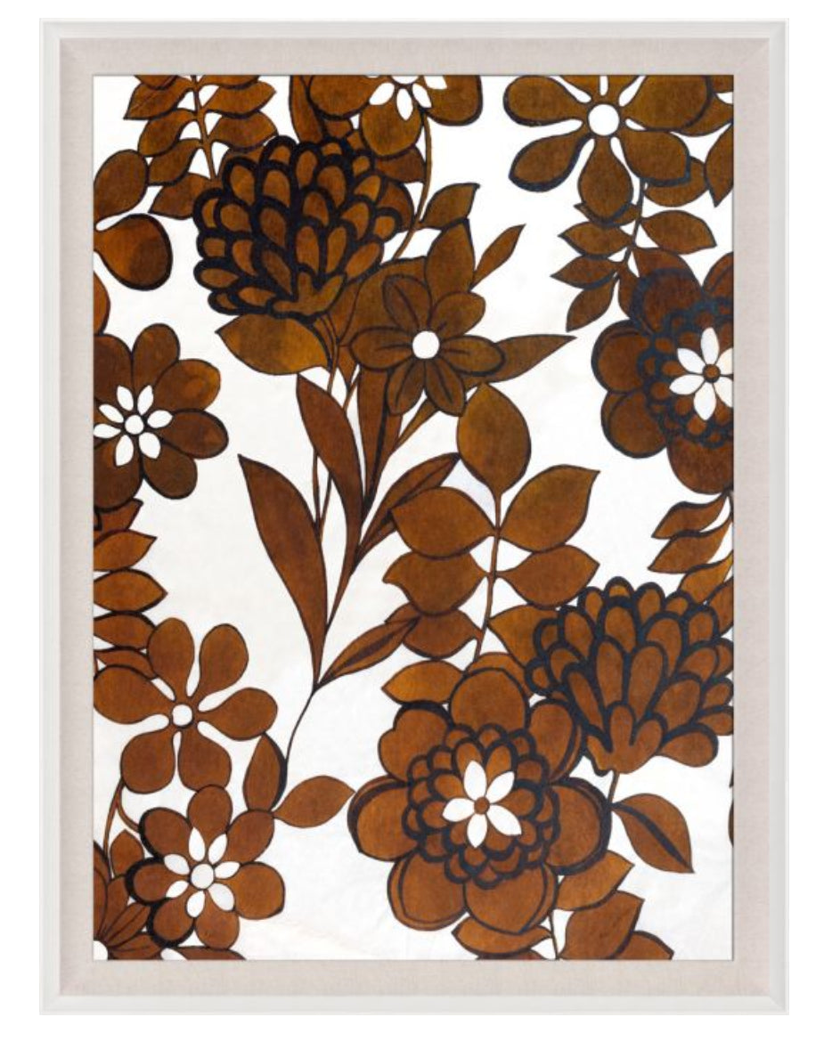 Natural Curiosities Modern Paradise, Brown Flowers