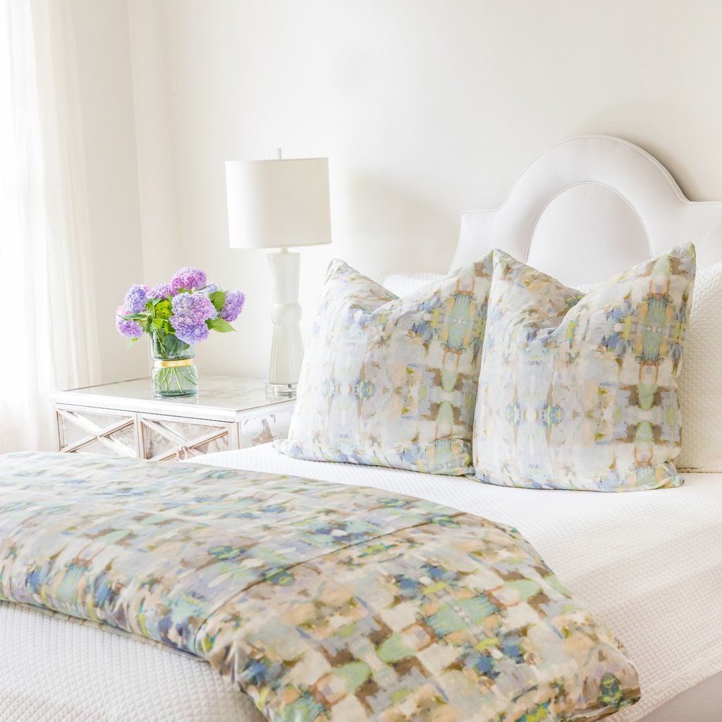 Sea Glass Duvet Cover by Laura Park