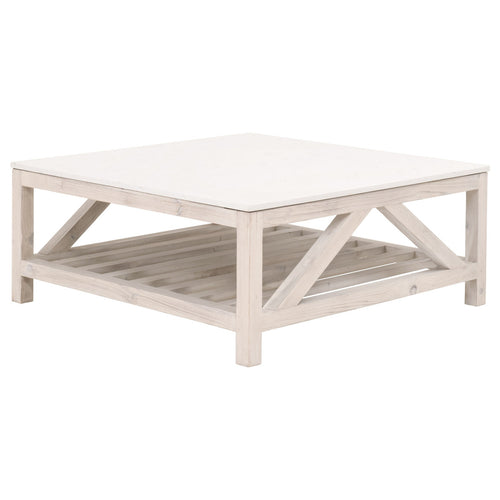 Essentials For Living Spruce Square Coffee Table
