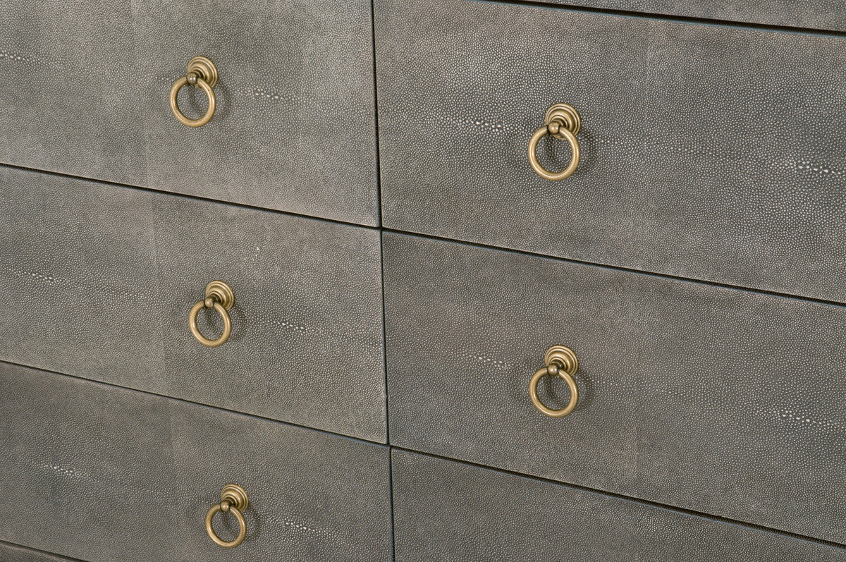 Strand Shagreen 6 Drawer Double Dresser by Essentials for Living