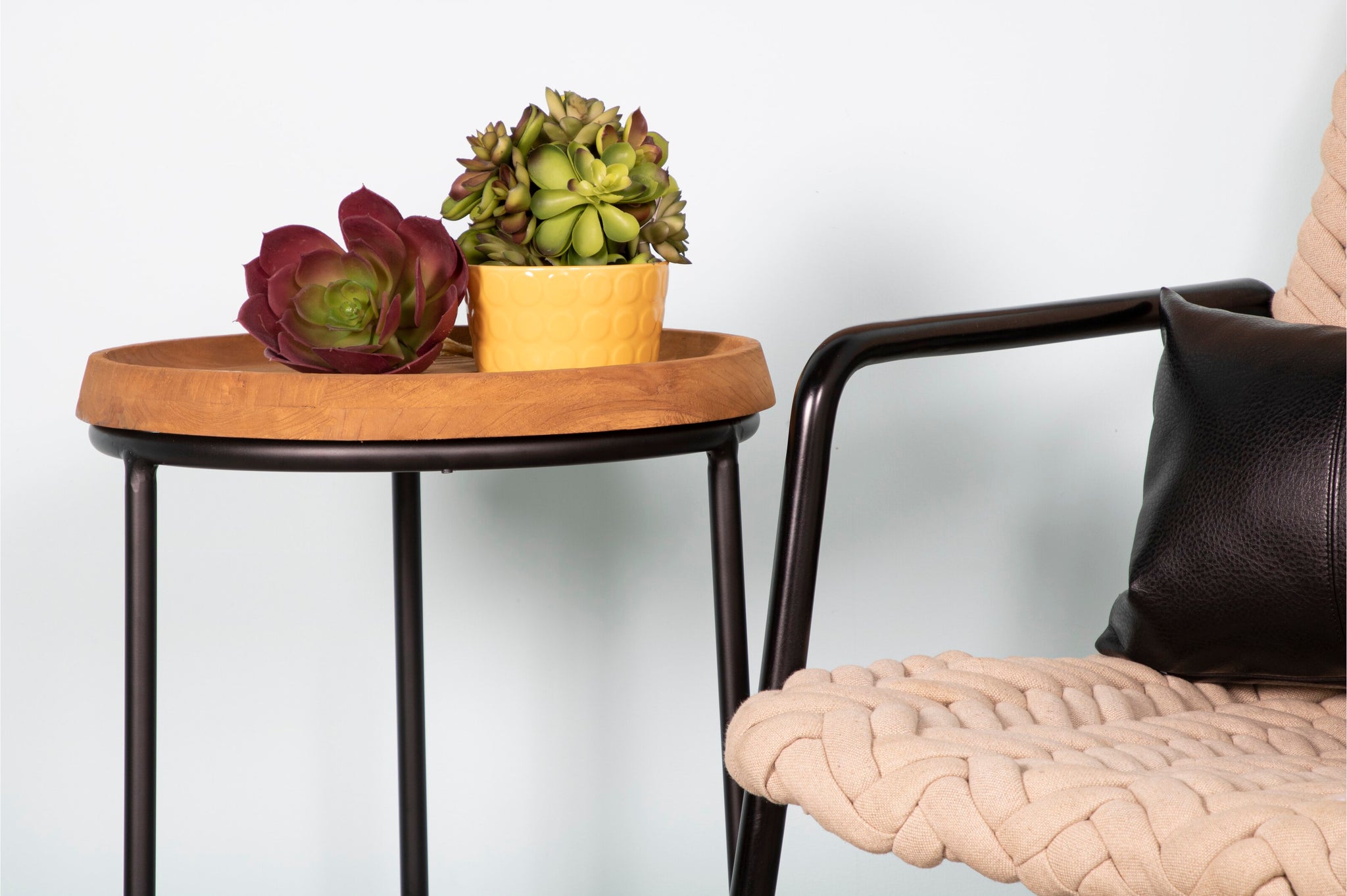 Sunset Round End Table by David Francis