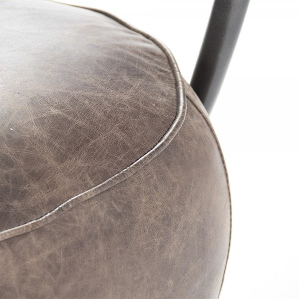 Zentique Zak Leisure Chair Top Grained Brown Leather