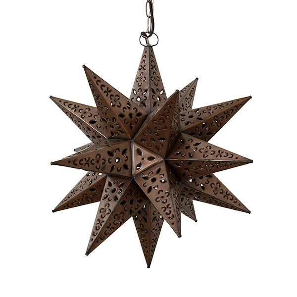 Worlds Away Tin Star Chandelier