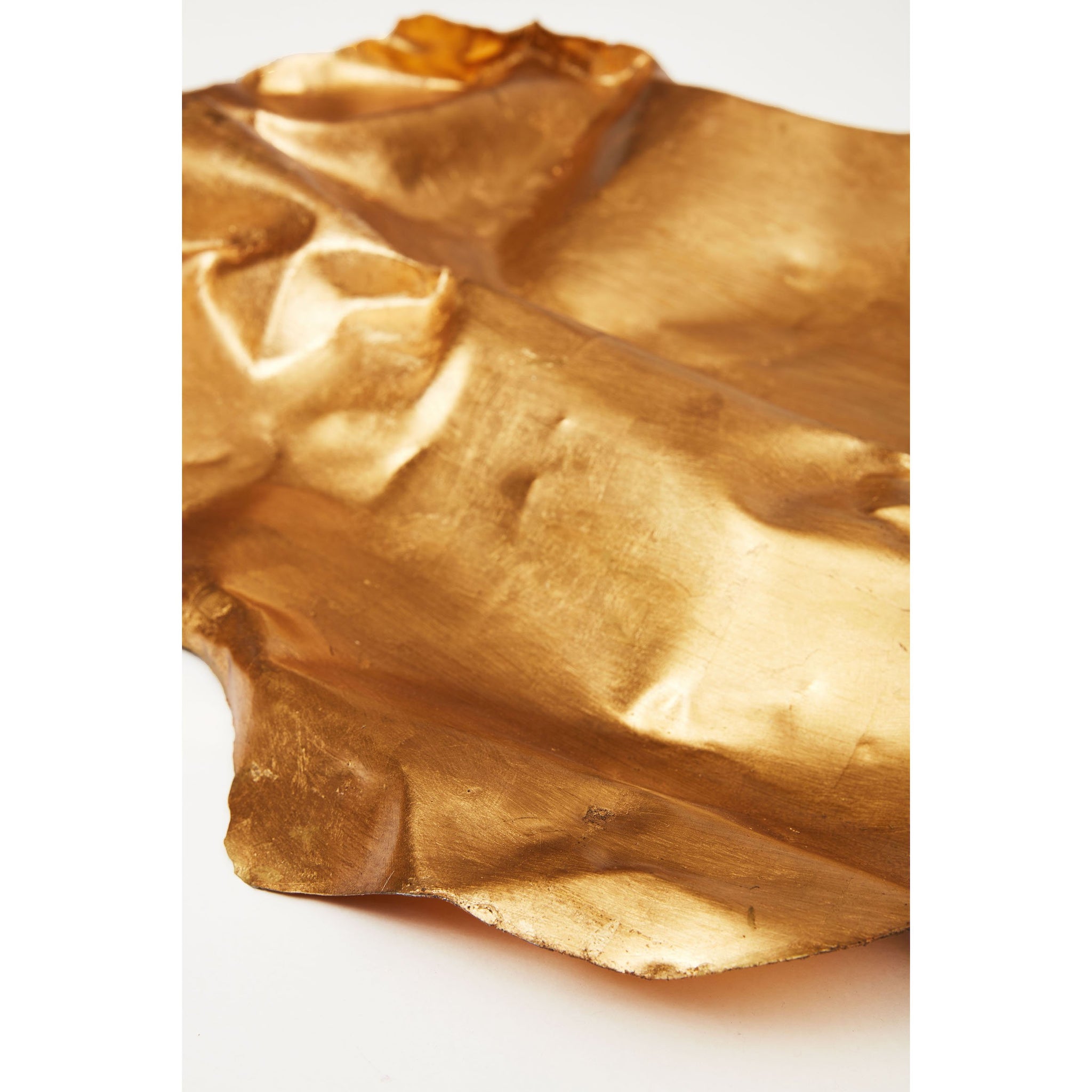 Urbia Crumpled Wall Art, Gold