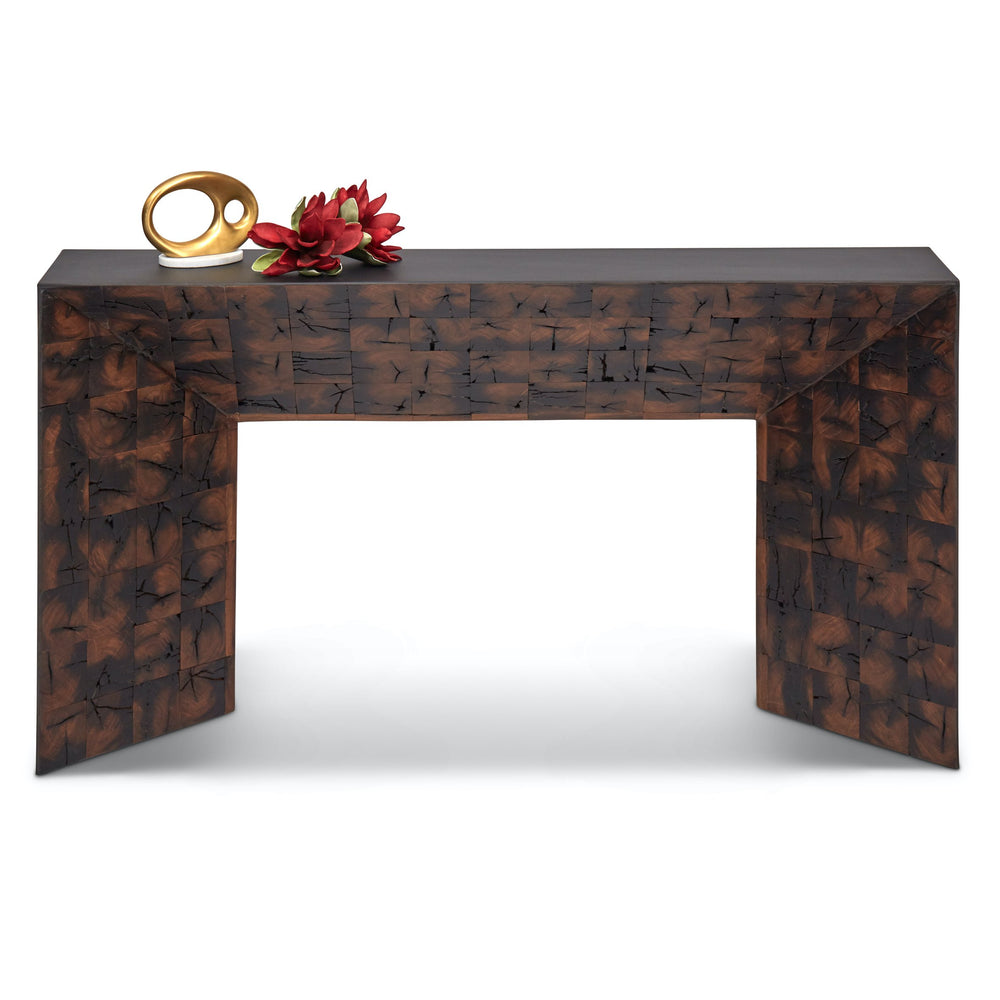 Urbia Old Post Inlay Console, Natural