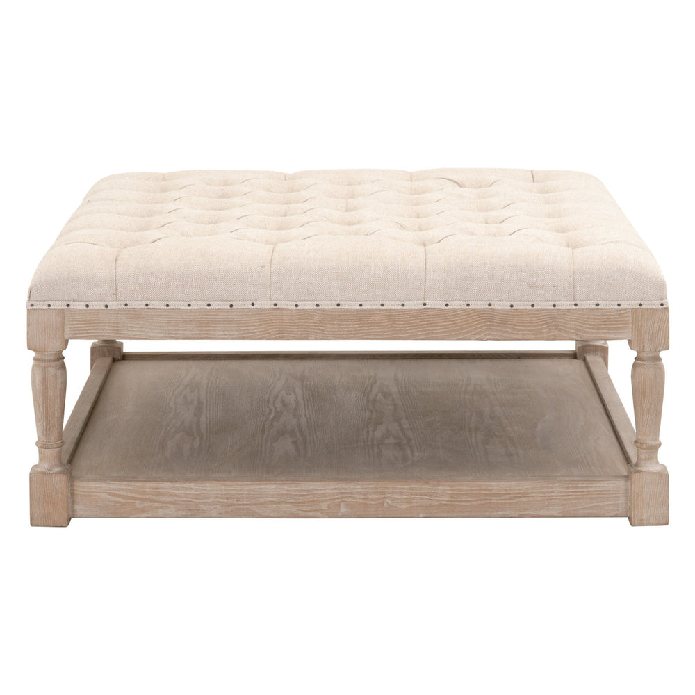 Essentials For Living Townsend Tufted Upholstered Coffee Table