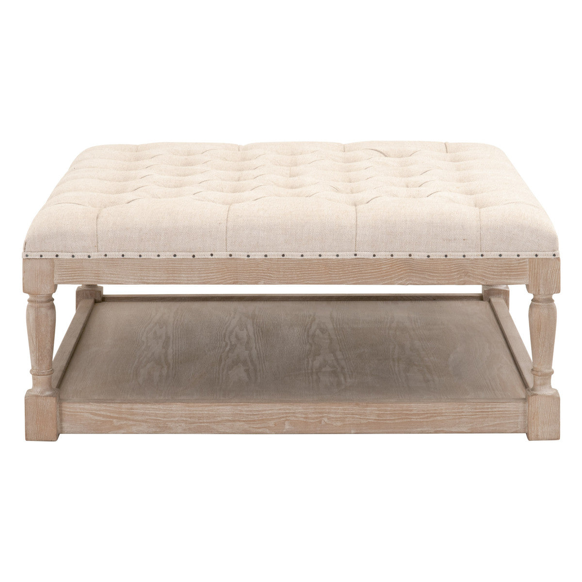 Essentials For Living Townsend Tufted Upholstered Coffee Table