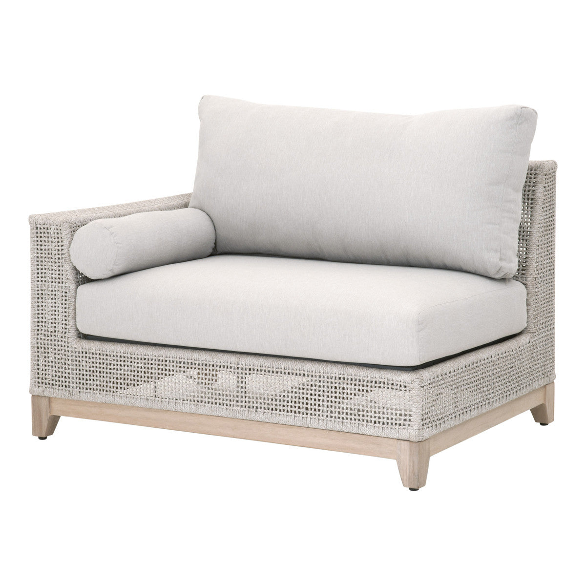 Essentials for Living Tropez Outdoor Modular Left Facing 1-Arm Sofa Piece