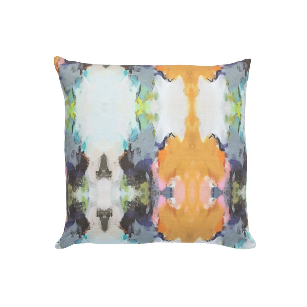 Laura Park Under the Sea Navy Linen Cotton Pillow