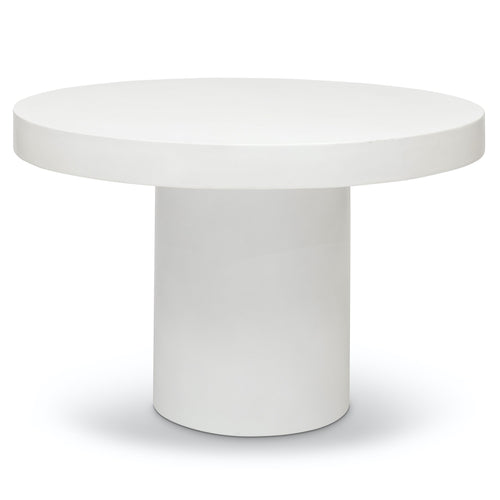 Urbia Circa Dining Table in Ivory/White