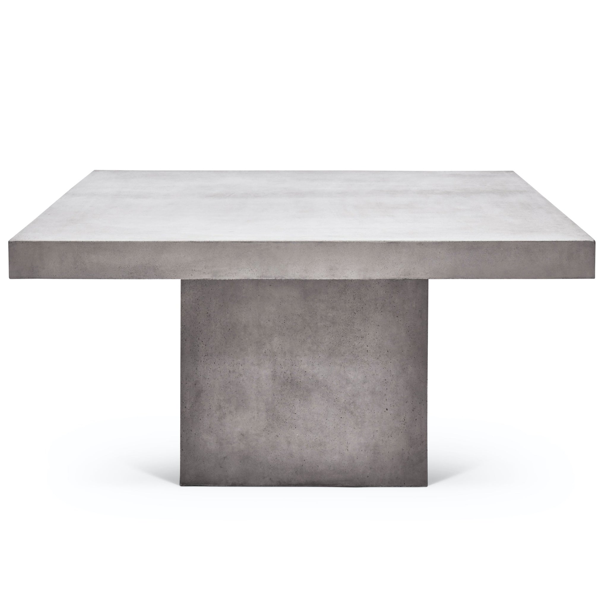 Urbia Una 59" Square Dining Table, Dark Grey