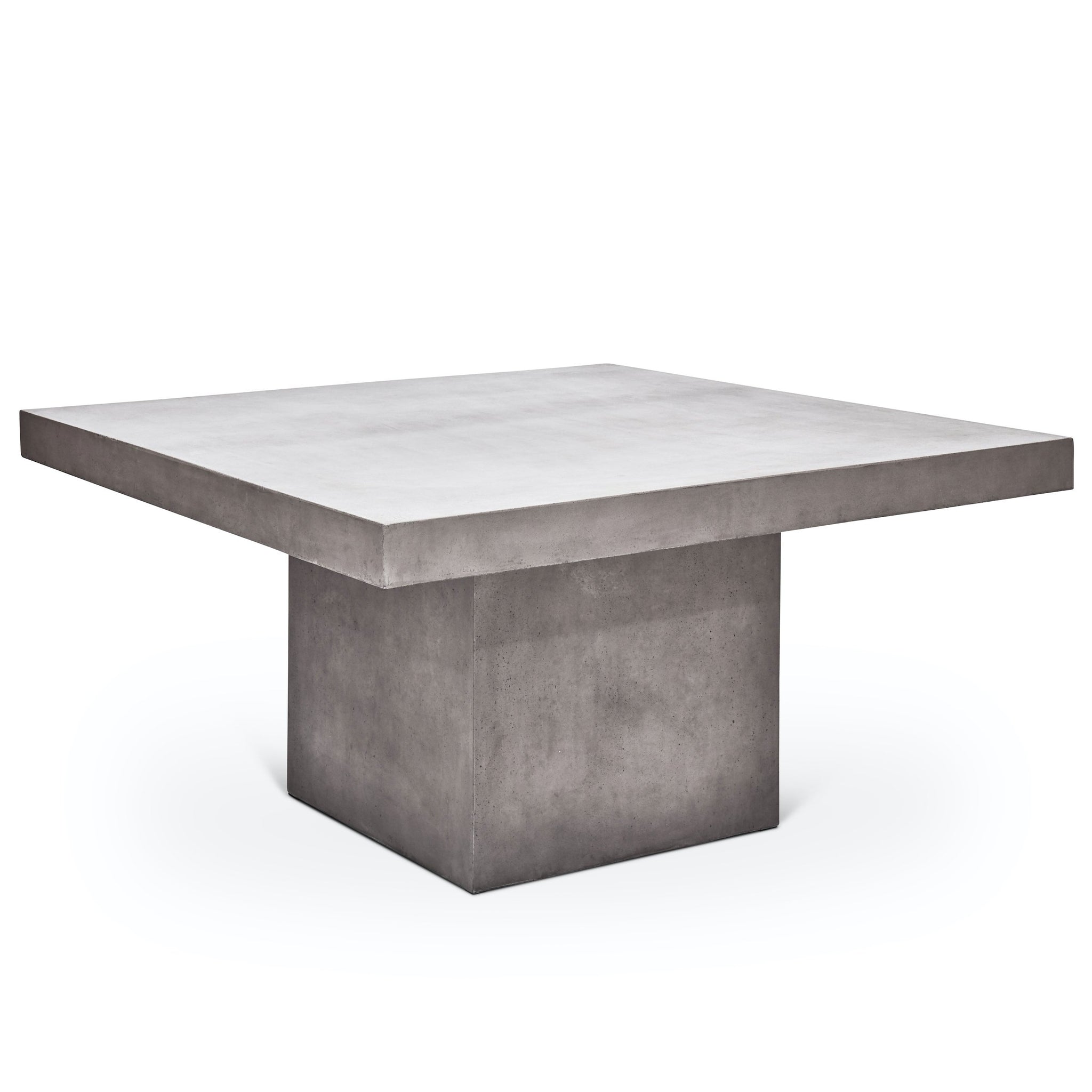 Urbia Una 59" Square Dining Table, Dark Grey