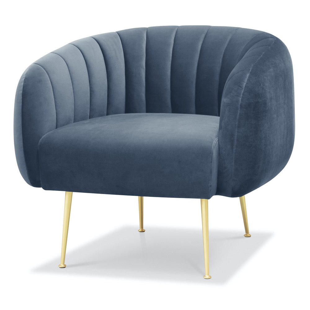 Dust Blue Barrel Chair by Urbia