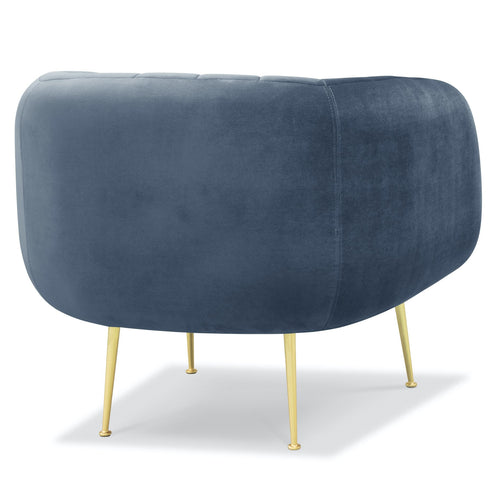 Dust Blue Barrel Chair by Urbia