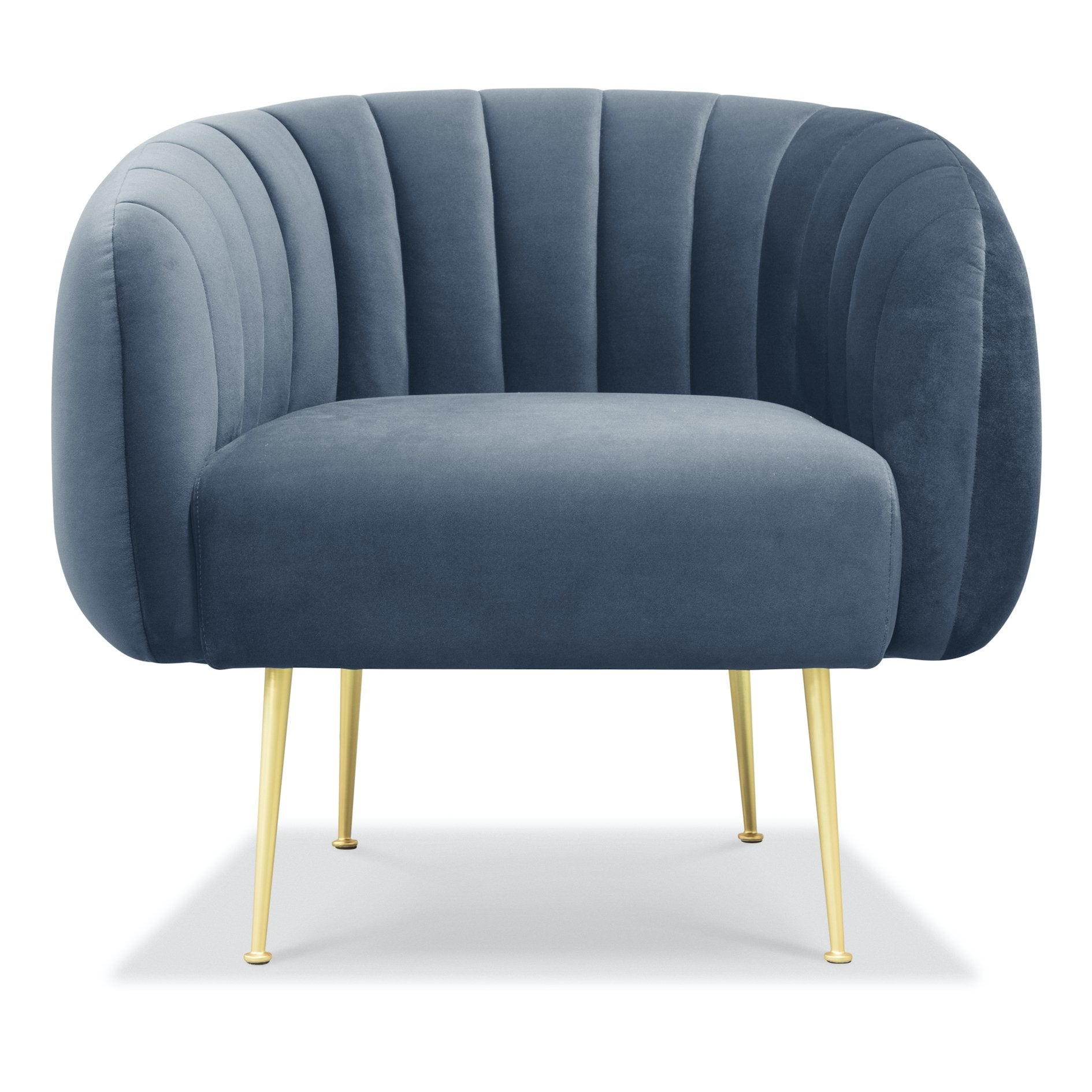 Dust Blue Barrel Chair by Urbia