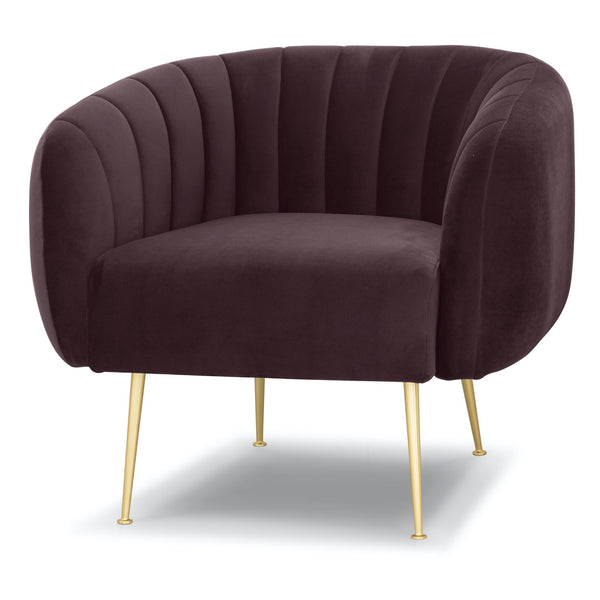 Urbia Plum Purple Accent Chair
