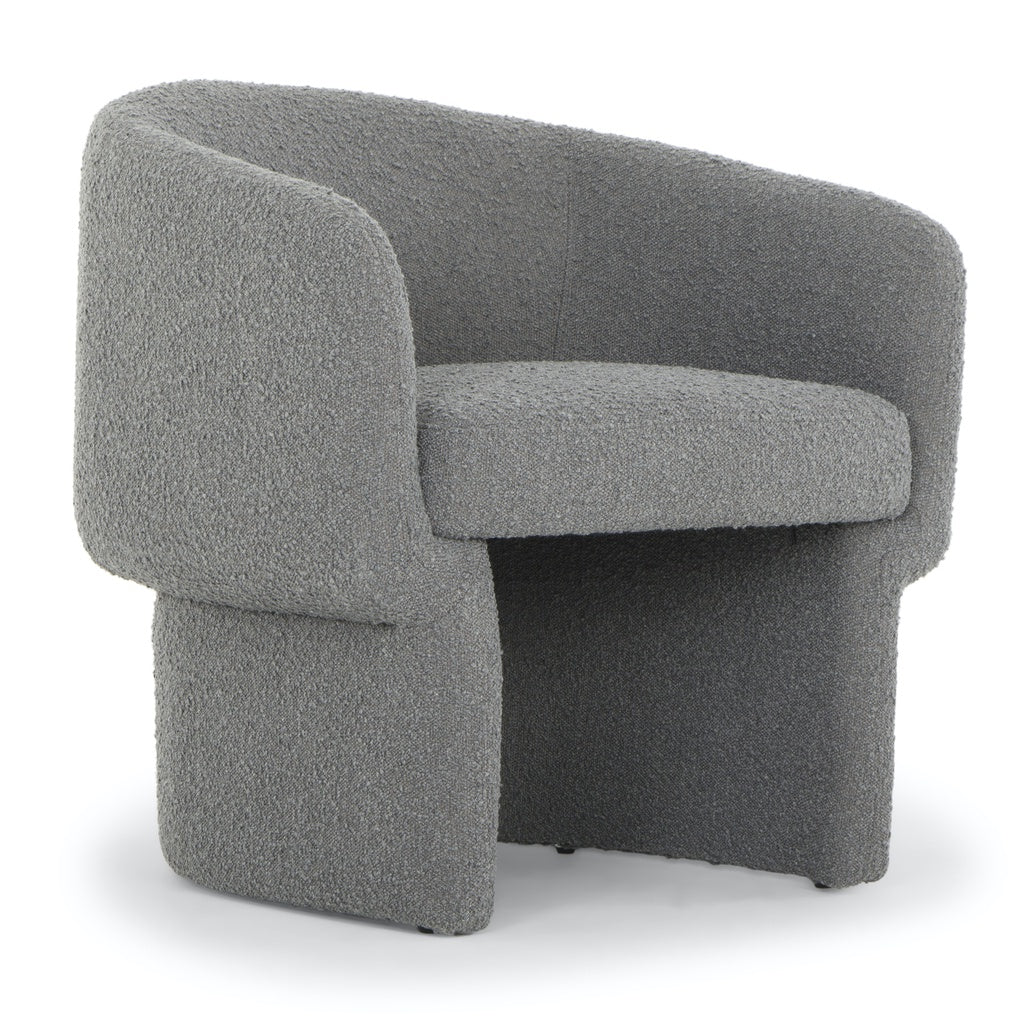 Urbia Jessie Accent Chair Charcoal Boucle