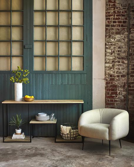 Sepli Accent Chair in Natural by Urbia