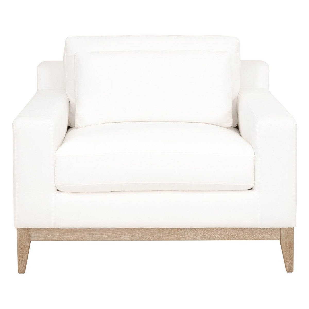 Essentials for Living Vienna Track Arm Sofa Chair in Peyton-Pearl