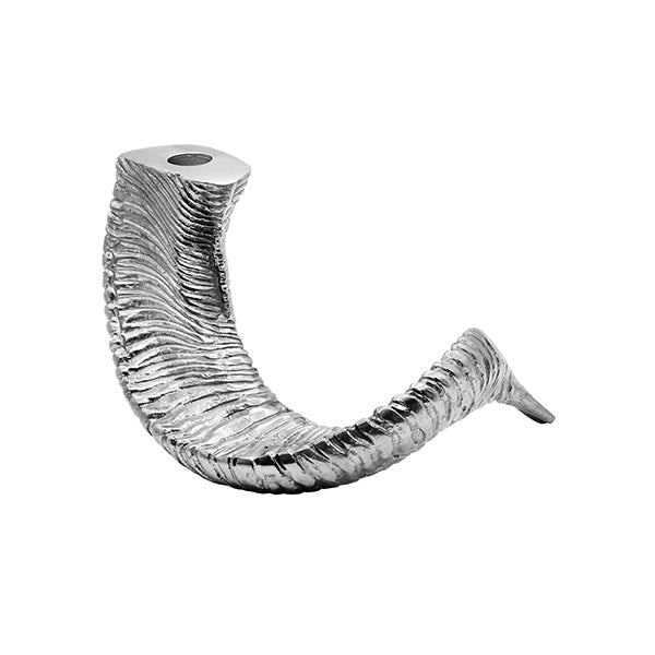 Worlds Away Ram Horn Candleholder