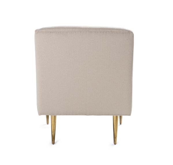 Worlds Away Wrenn Mid Century Modern Chair