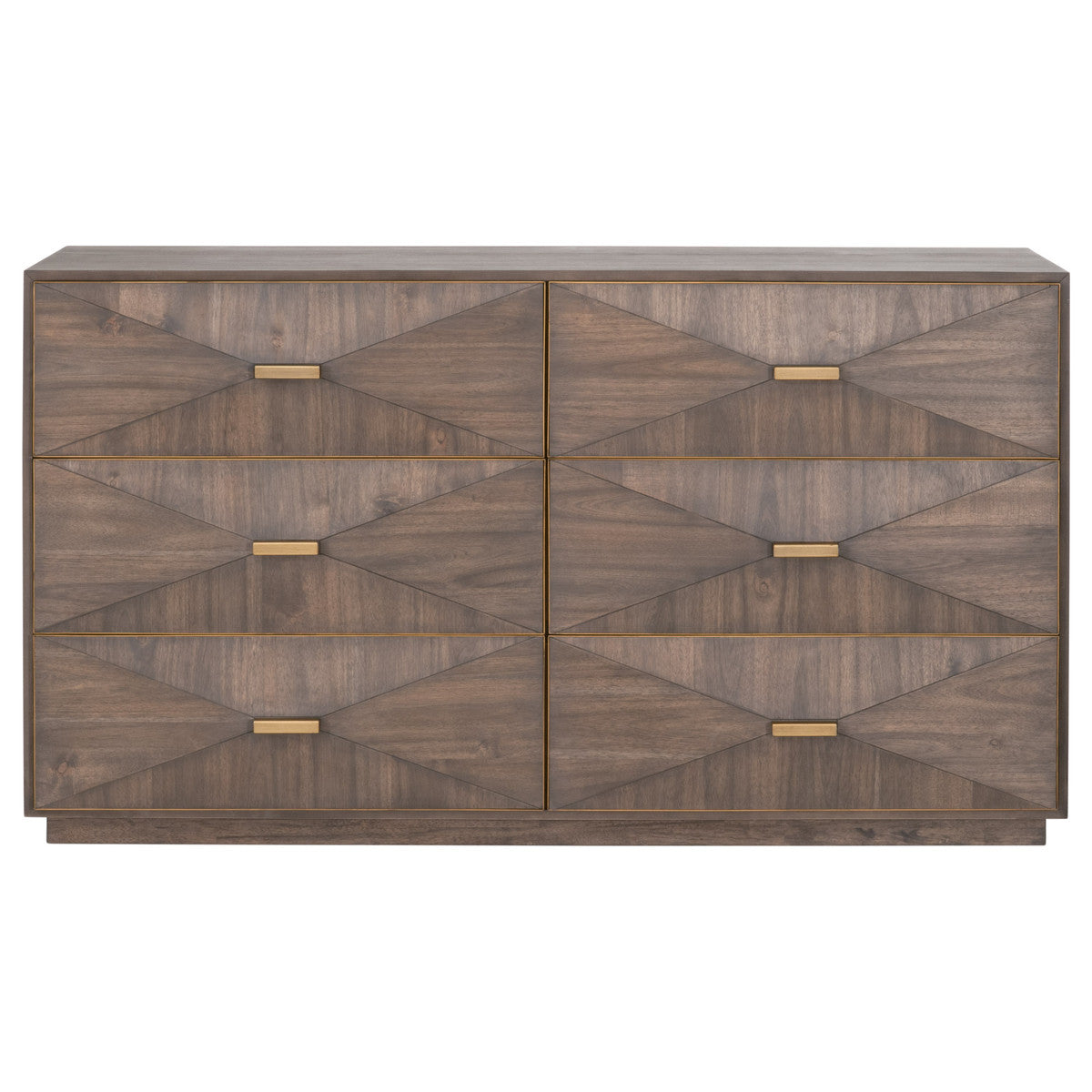 Wynn 6-Drawer Double Dresser by Essentials For Living in Brown