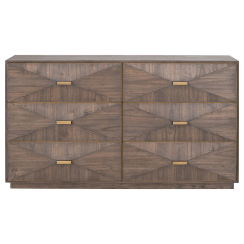 Wynn 6-Drawer Double Dresser by Essentials For Living in Brown