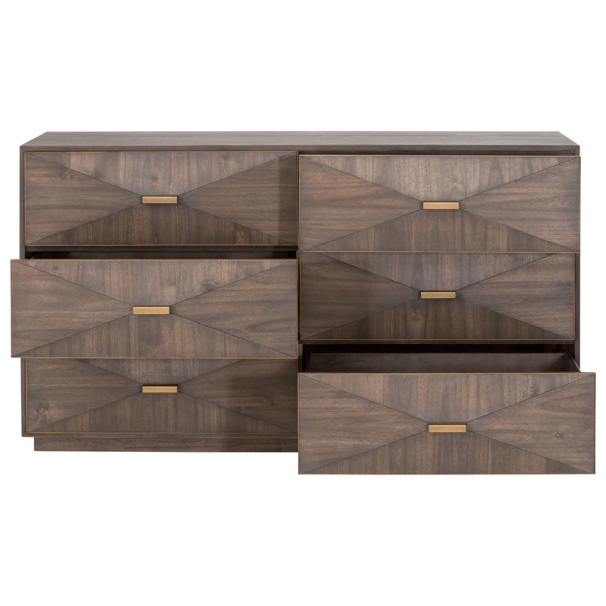 Wynn 6-Drawer Double Dresser by Essentials For Living in Brown