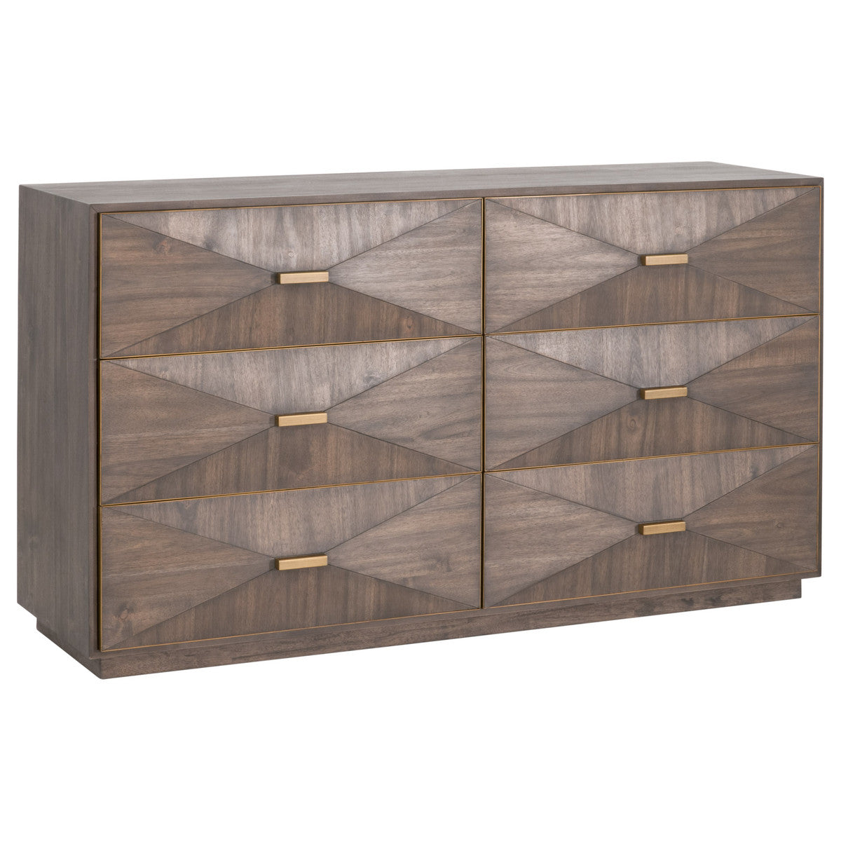 Wynn 6-Drawer Double Dresser by Essentials For Living in Brown