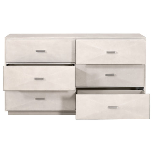 Wynn Shagreen 6-Drawer Double Dresser by Essentials For Living