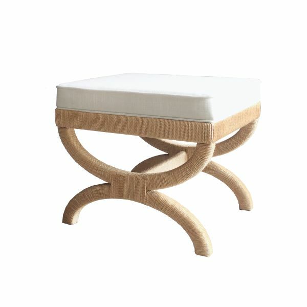 Worlds Away Xanadu Ottoman or Stool