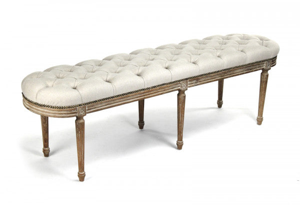 Zentique Michel Tufted Bench