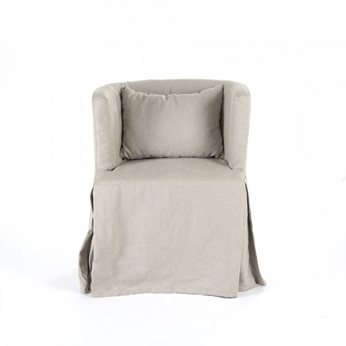 Zentique Zoey Tub Chair Natural Linen