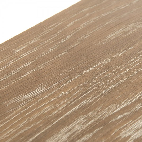 Zentique Jamie Kitchen Island Brown Limed Oak