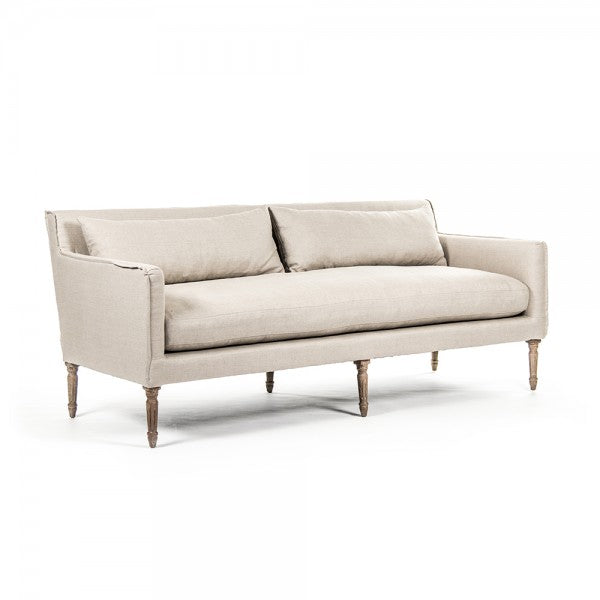 Zentique Jensen Sofa Natural Linen