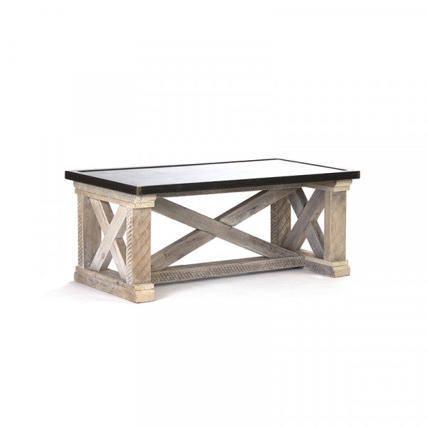 Zentique Valerie Coffee Table Copper/Light Brown