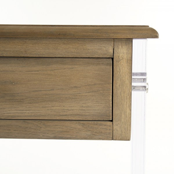 Zentique Talon Console Brown/Clear