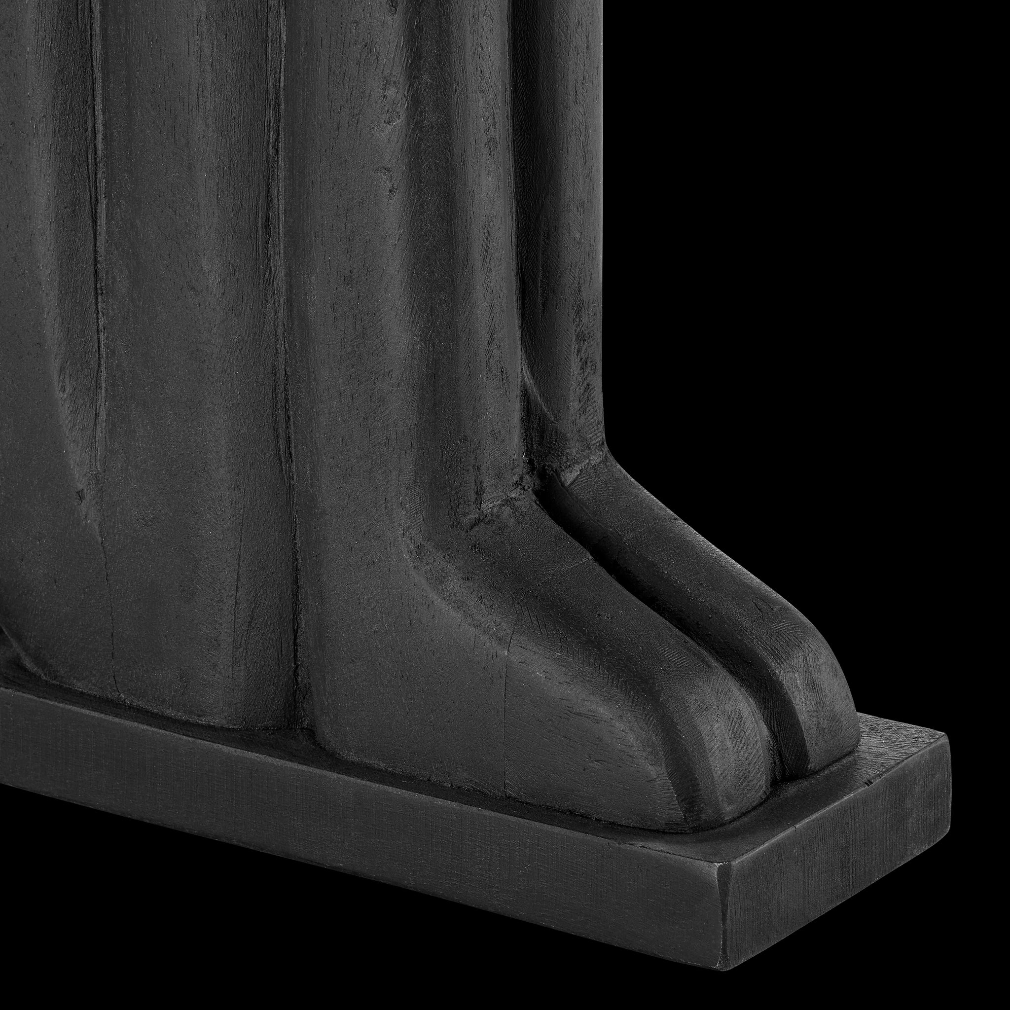 Currey & Company Abstract Wood Figure Set Of 2