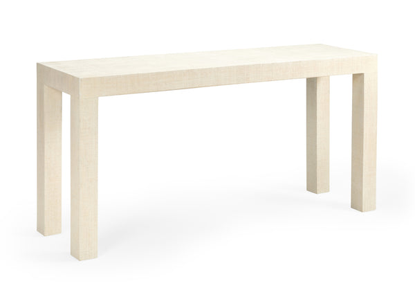 Chelsea House Sanibel Console Table in White by Jamie Merida