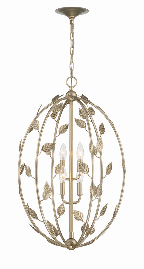 Lumanity Avon 4 Light Statement Oval Chandelier